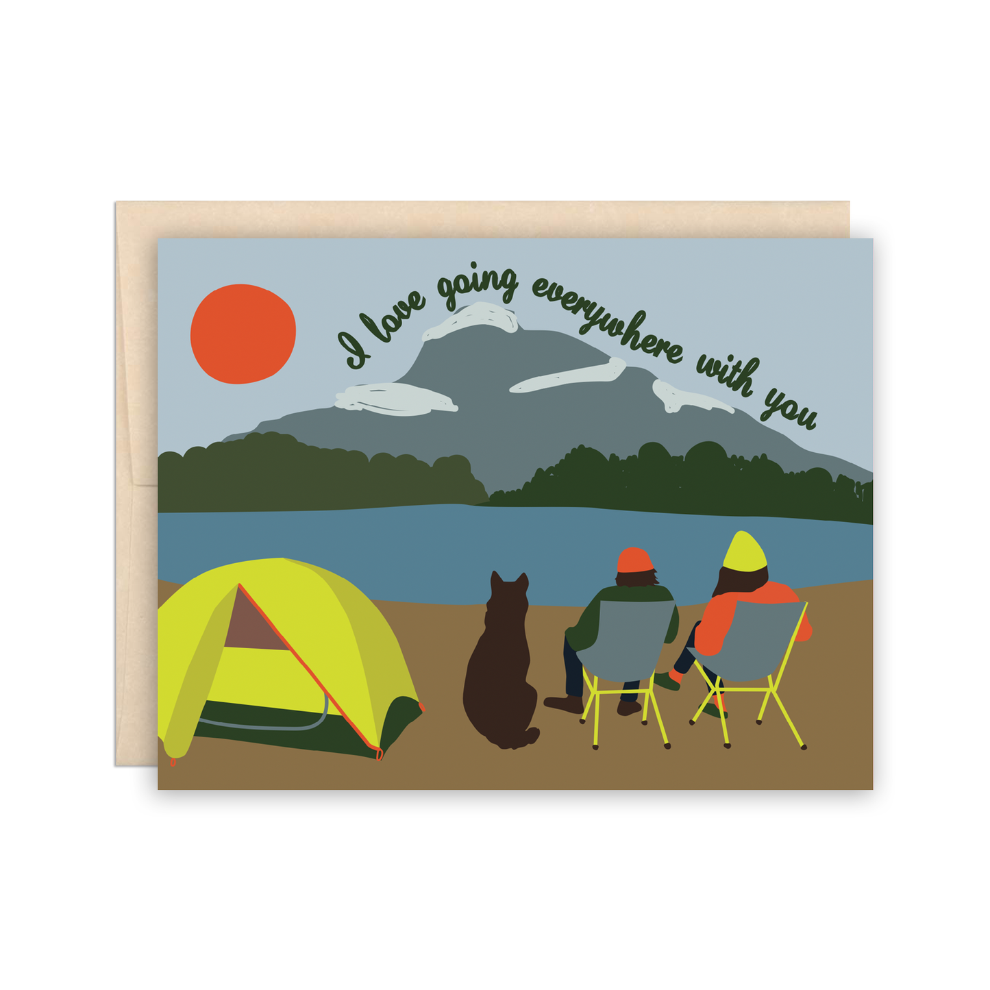 Outdoor Camp Love Card