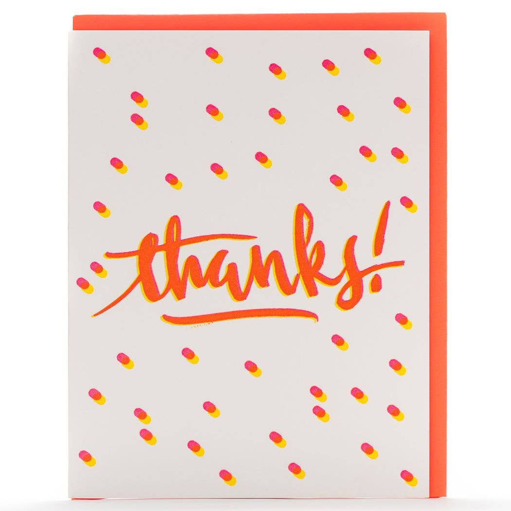 Thanks Calligraphy Card