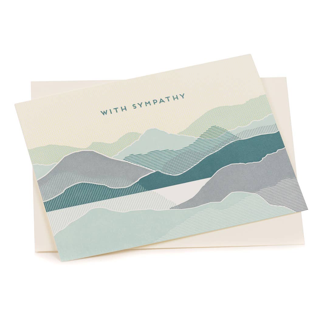 With Sympathy Coastal Card