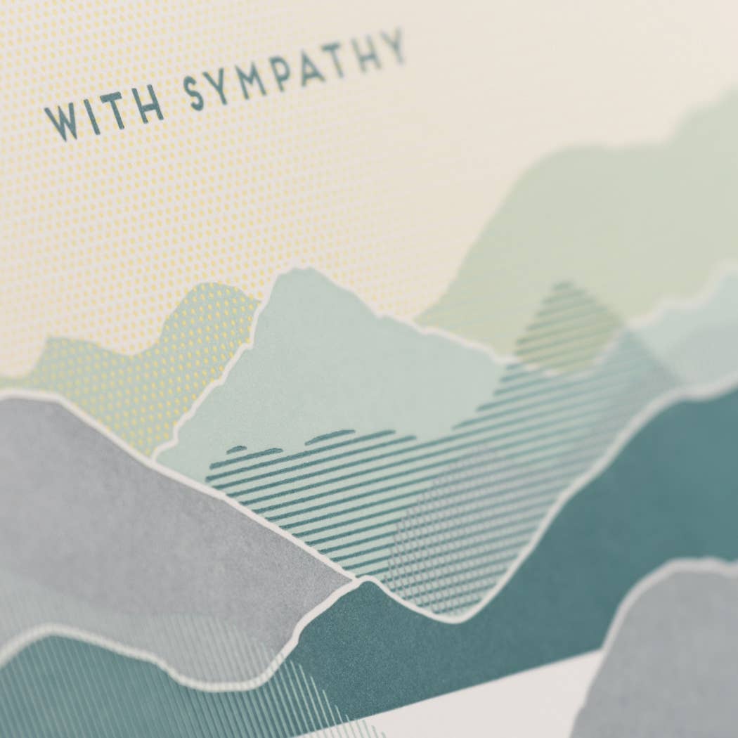 With Sympathy Coastal Card