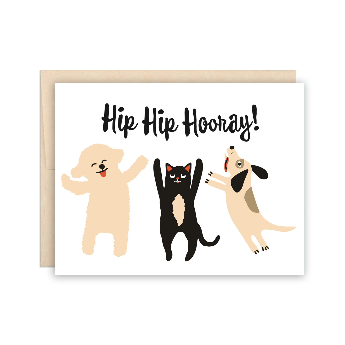 Hip Hip Hooray! Congratulations Card
