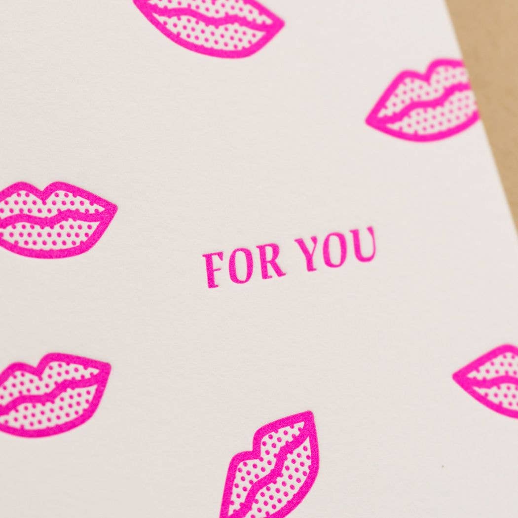 For You Lips Card