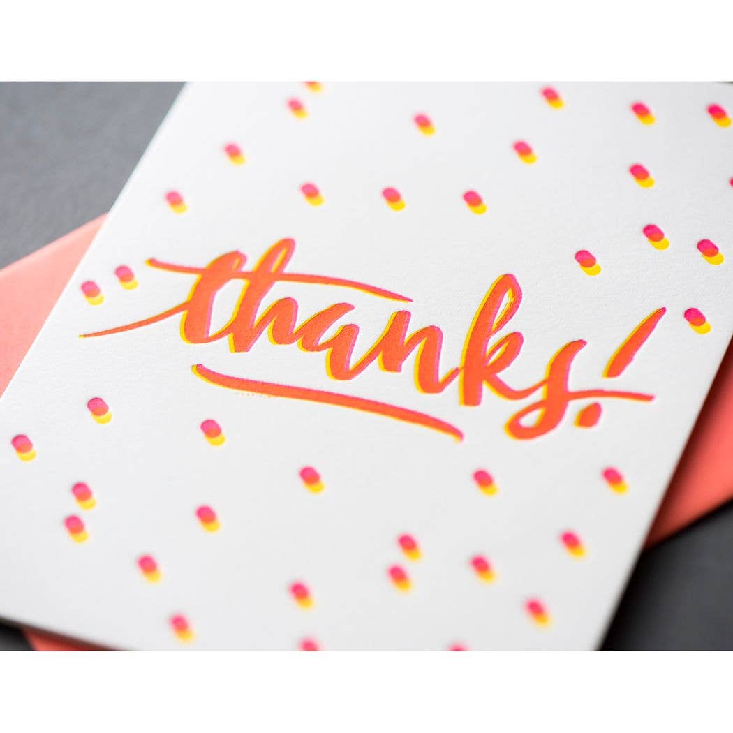 Thanks Calligraphy Card