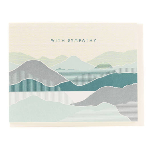 With Sympathy Coastal Card