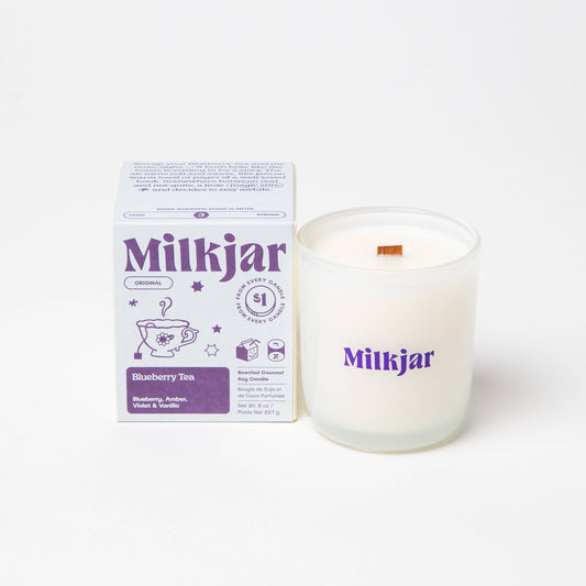 Blueberry Tea Coconut Soy Candle