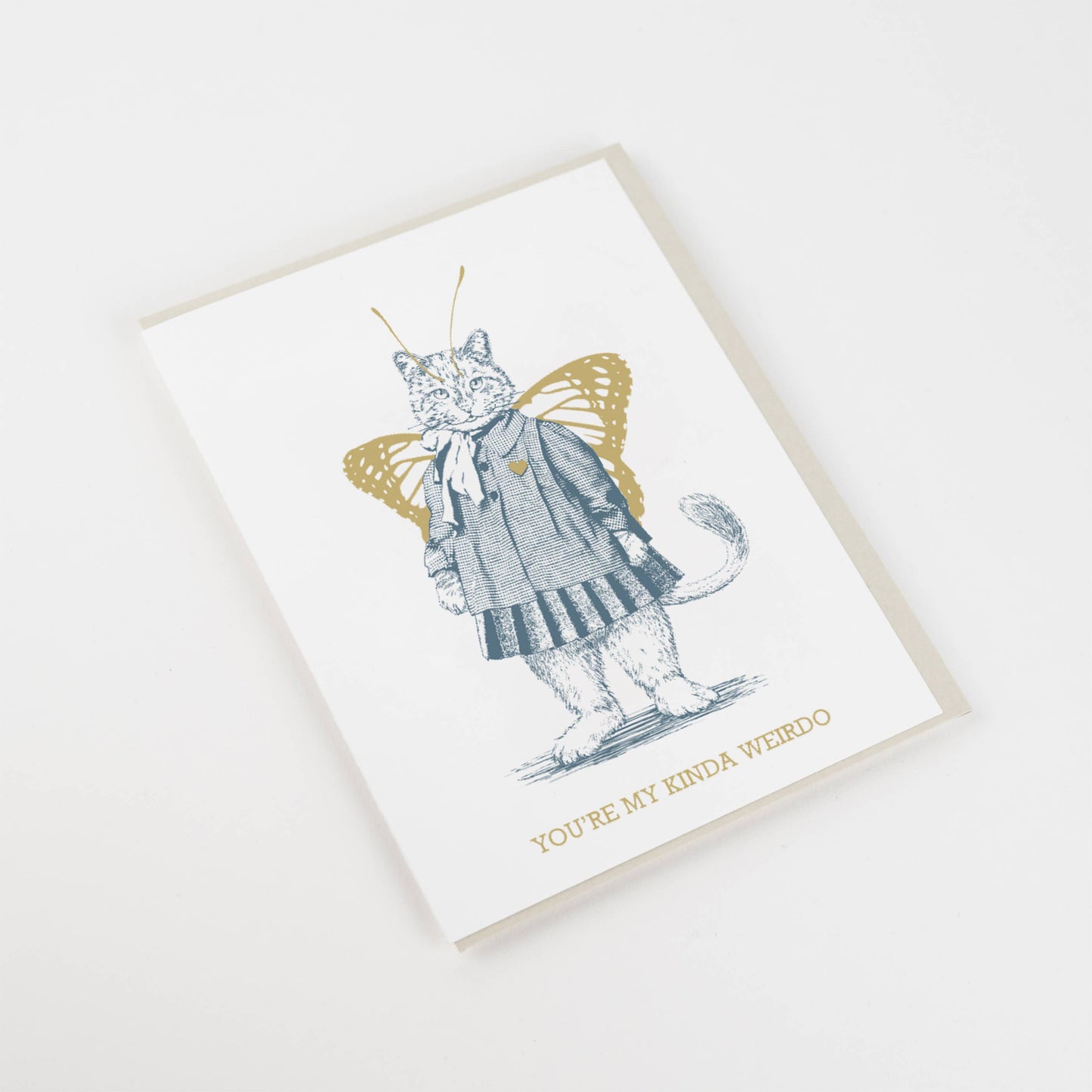 Weirdo Cat Card