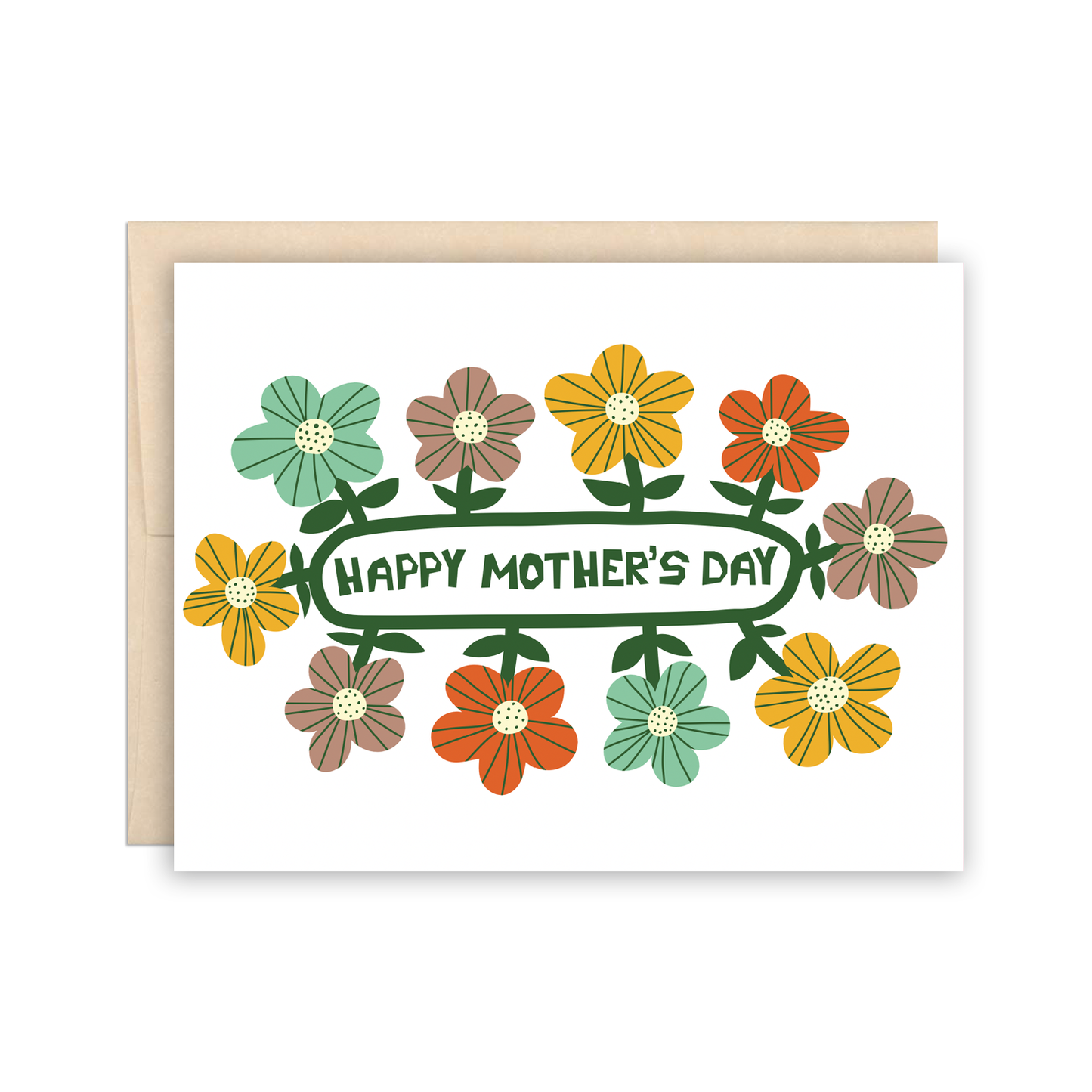 Mother's Day Flowers Garden Card