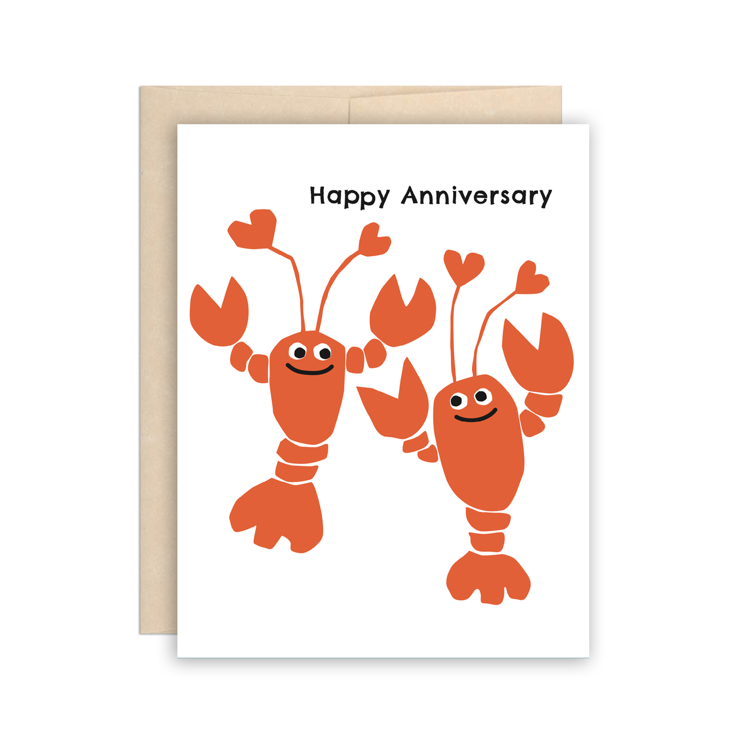 Cute Lobster Anniversary Card