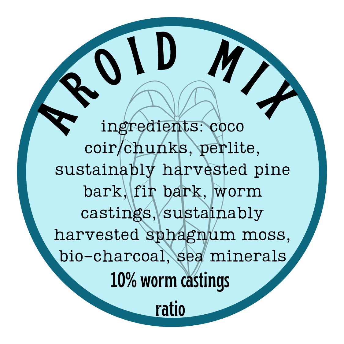 Aroid blend- Potting soil 3L